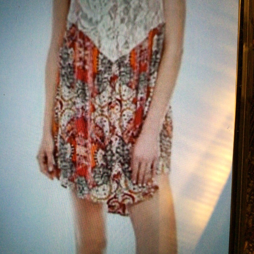โ๏ธHP๐Free People Count me In Trapeze floral dress - Picture 3 of 10